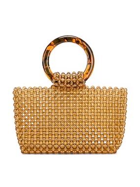 Amber Beaded Mini Bag
